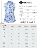 MoFiz Women's Golf Sleeveless Polo Shirts Lady-fit Moisture Wicking Tennis Sports Shirts Tops Black