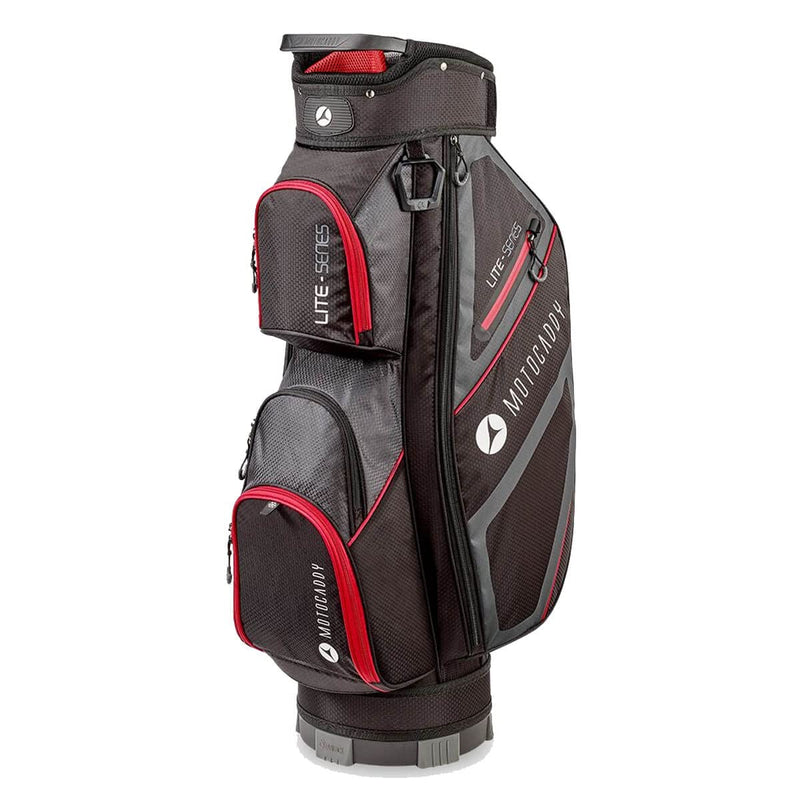 Motocaddy Unisex Lite Series 14-Way Golf Cart Bag - Black/Red - One Size