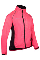 Mountain Warehouse Adrenaline Womens Waterproof Jacket - Breathable Ladies Coat, Taped Seams, Reflective Trims Rain Jacket, Pink