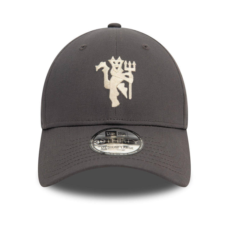 New Era 39Thirty Stretch Cap - Manchester United Charcoal - M/L