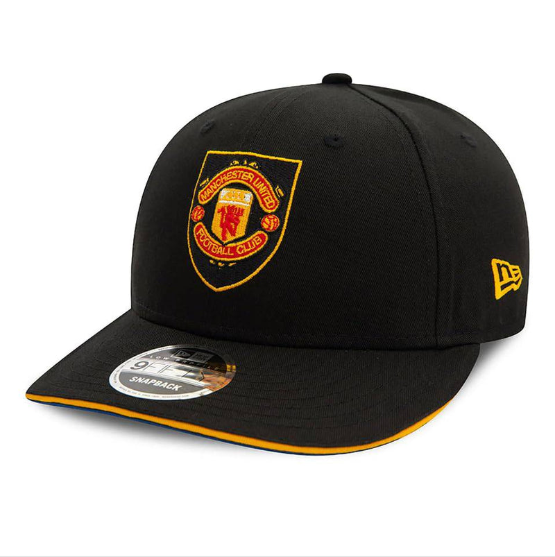 New Era Adult's 9Fifty 1993 Manchester United FC Baseball Cap Hat Black