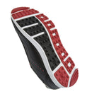 Mens Golf Shoes with Spiked Wide Fitting Leather Waterproof Golf Sneakers Anti-Slip Casual Big Size,Black B