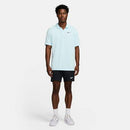 Nike Men's Herren Court Dri-fit Polo Solid Top, Glacier Blue/Black