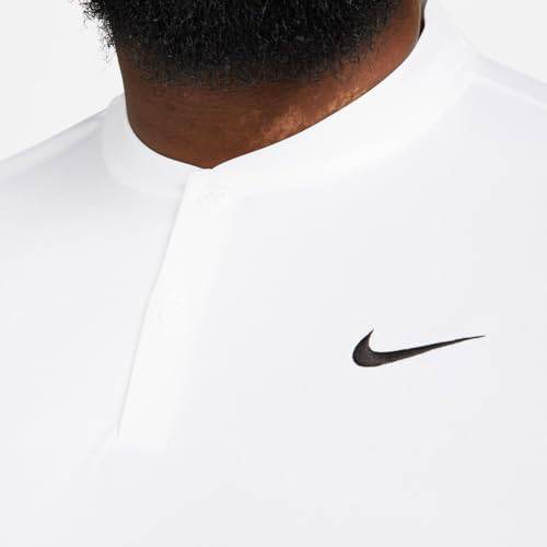 NIKE Men's M NKCT DF Polo Blade Solid Shirt, White