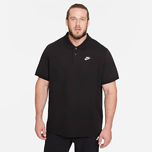 NIKE Men's M Nsw Ce Matchup Pq Polo Shirt, Black/(White)