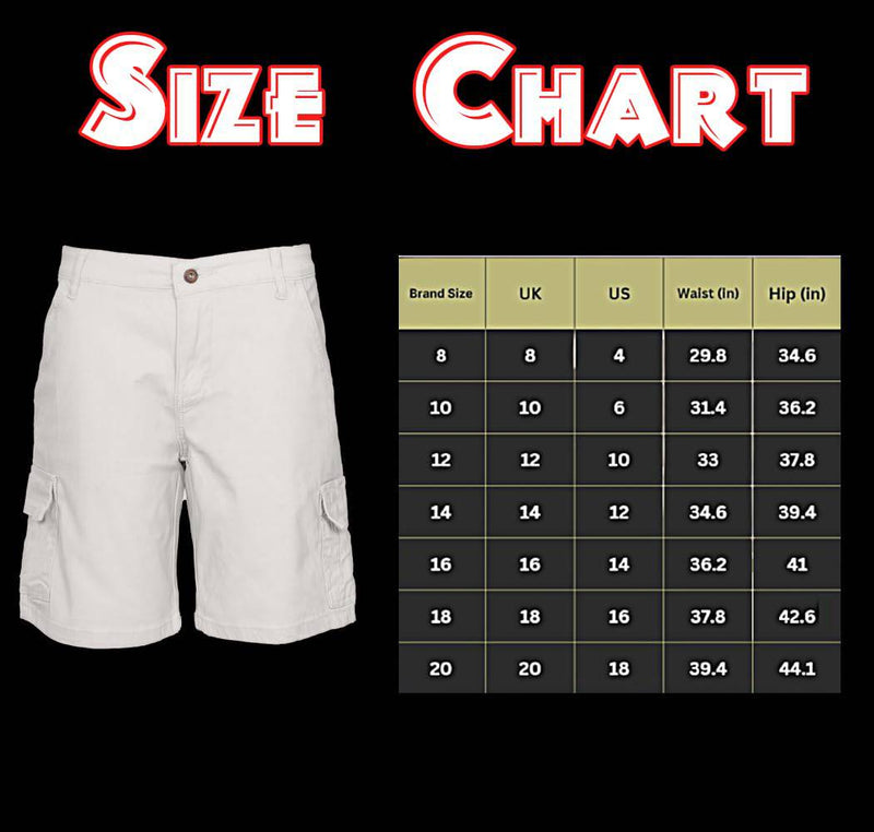 NOROZE Women's Stretch Cargo Shorts - Ladies Turned Hem Bengaline Combat Pants Chino Capri Regular Fit Above The Knee Bermuda Summer Crops Stone