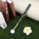 Retractable Golf Training Aid, Practical Swing Trainer Portable Golf Grip Training Aid Stretchable Golf Alignment Sticks for Indoor Practice Warm-up Tempo Chipping Hitting Training (Black)