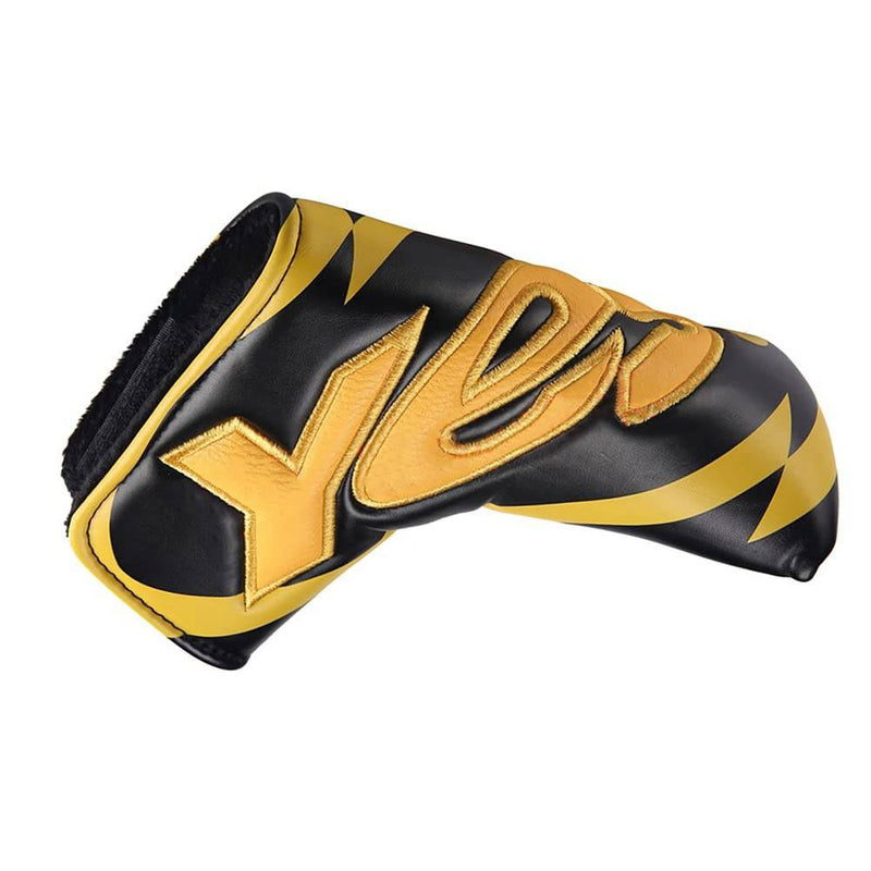 Nvanvmm Golf Club Blade Putter Cover Headcover with PU Leather Closure,Yes Patterned Golf Accessories