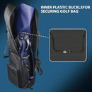 OBEISN Foldable Golf Travel Bag with Wheels – Black