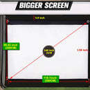 Obokidly Golf Simulator Impact Screen with Sandbags