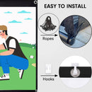 Obokidlyamor Golf Impact Screen & Shank Net for Simulator Setups