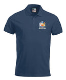 Manchester 1968 Retro Football Polo – Navy Embroidered Badge