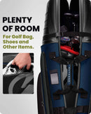 OutdoorMaster Golf Travel Bag with Wheels – Blue