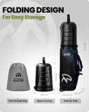 OutdoorMaster Golf Travel Bag with Wheels – Blue