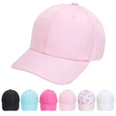 Baseball Cap for Women Ponytail Cap Criss Cross, Adjustable Quick Dry Ladies Ponytail Baseball Cap, Mesh Washed Casual Messy Bun Ponycap Breathable Sun Hat for Summer Outdoor Sport Pink