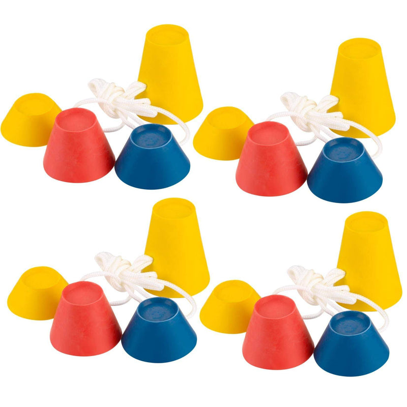 PanBeiQi Jumbo Golf Tees, Winter Golf Tees Rubber, Different Heights and Multi-Coloured - 4 Set