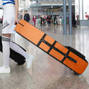 Penlimly Foldable Golf Travel Bag with Wheels – Orange