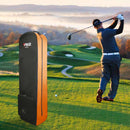 Penlimly Foldable Golf Travel Bag with Wheels – Orange