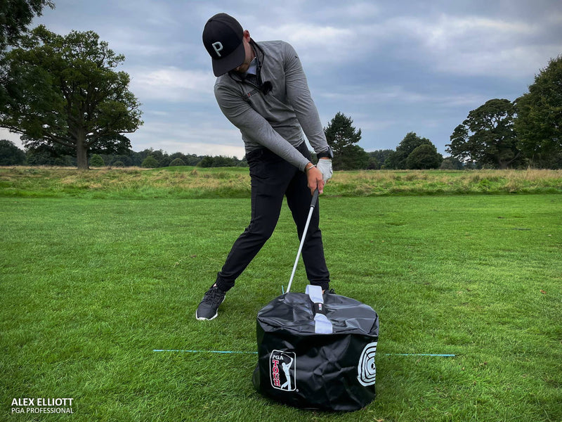 PGA TOUR Club Impact Golf Training Bag,Black, standard size