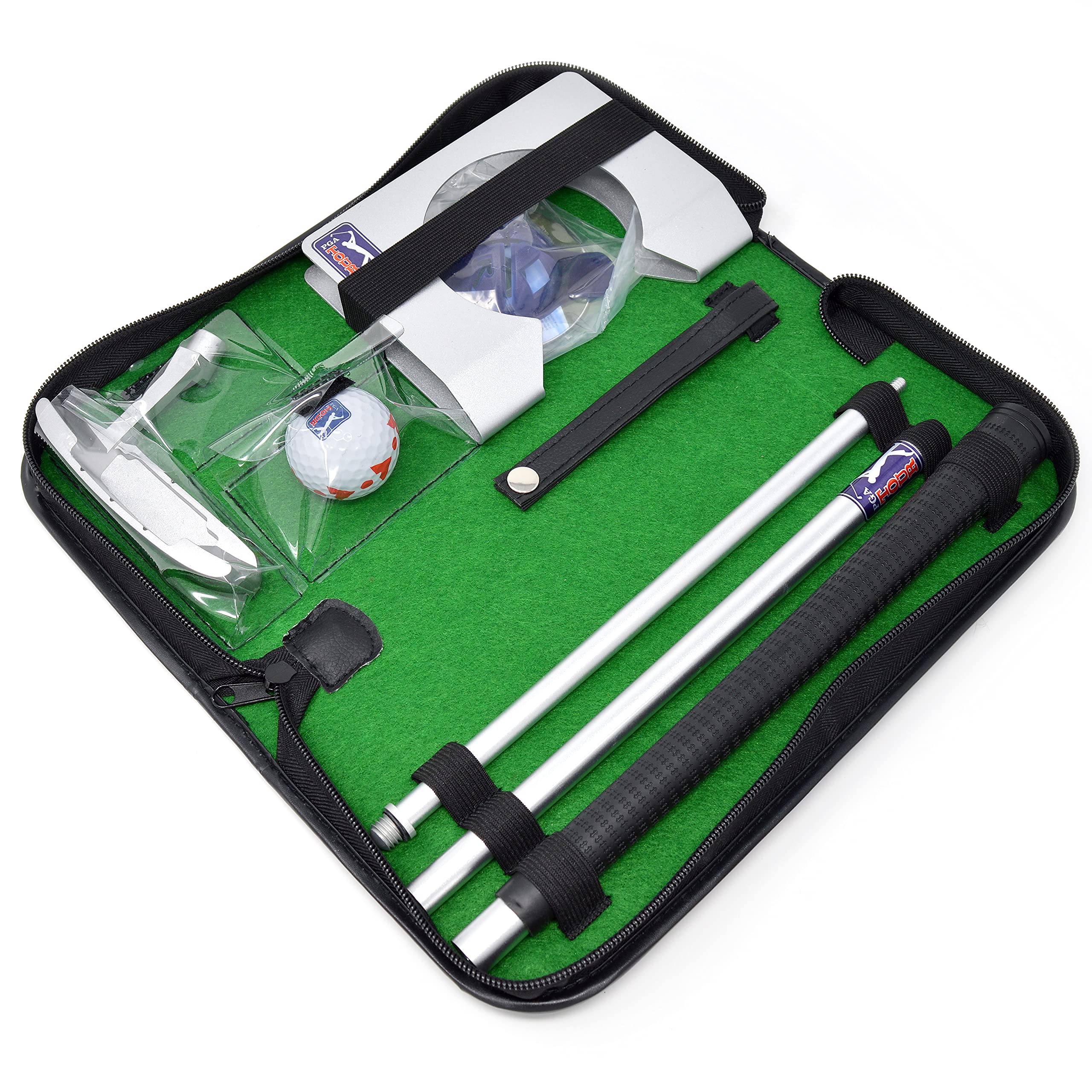 PGA Tour Portable Putting Practice Gift Set | Golf Gift