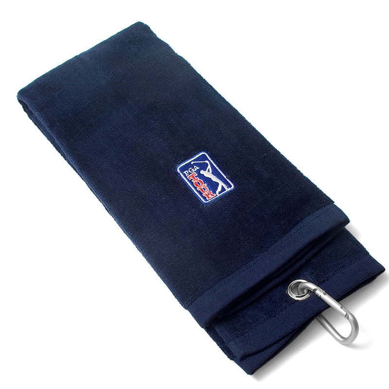 PGA TOUR Golf Towel, Blue, 6 x 21 inch