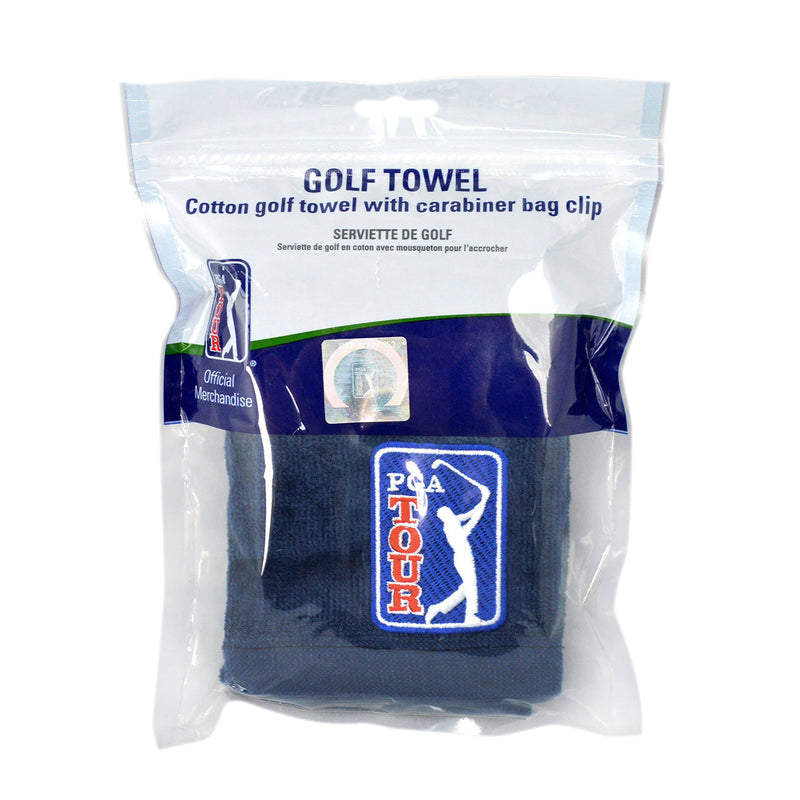 PGA TOUR Golf Towel, Blue, 6 x 21 inch