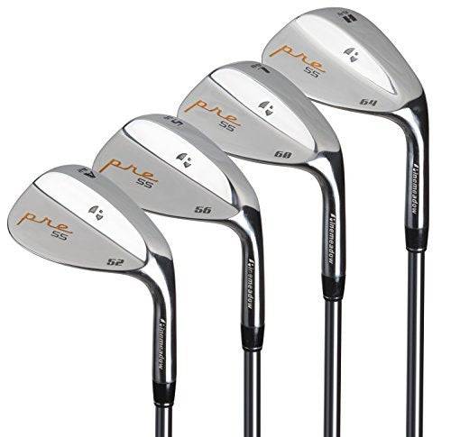 Pinemeadow Golf Men's Pre 4 Wedge Set, Right Hand, Steel, Regular, 52, 56, 60, 64