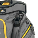 PowaKaddy DLX LITE GOLF CART BAG - GUN METAL/YELLOW
