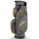 PowaKaddy DLX LITE GOLF CART BAG - GUN METAL/YELLOW