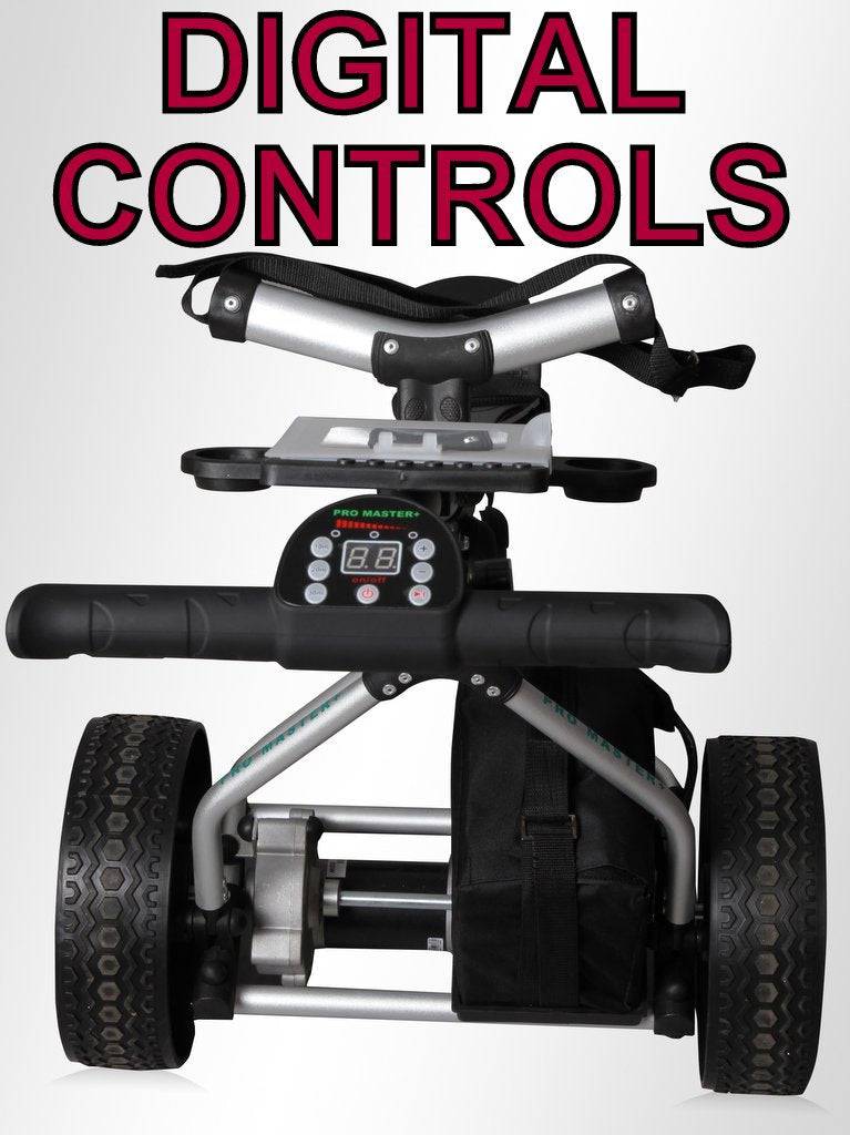 Electric Golf Trolley Digital Folding Cart Lightweight Power 36 Hole Battery