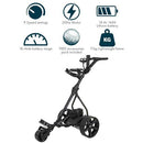 ProRider Lightweight Electric Golf Trolley – Lithium Battery, 9-Speed