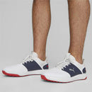 Puma Ignite Elevate Spikeless Golf Shoes Mens Blue/White/Silver