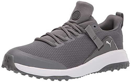 PUMA Men's Fusion Evo Golf Shoe, Quiet Shade-Quiet Shade