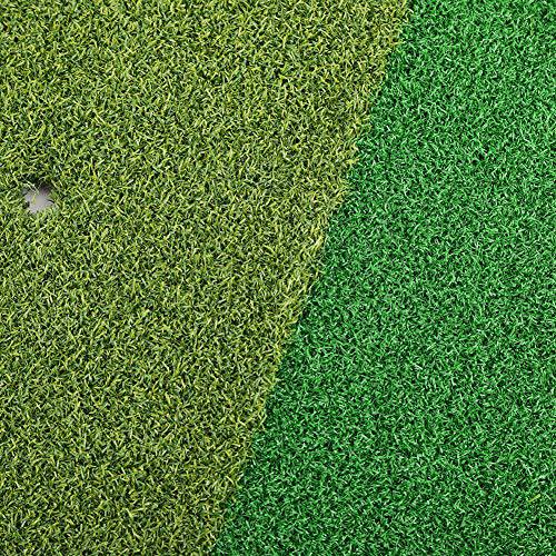 Golfs Hitting Mat,Foldable Golfs Hitting Mat,3 in 1 Swing Practice Grass Mat for Indoor Outdoor Backyard Practice Equipment ﻿