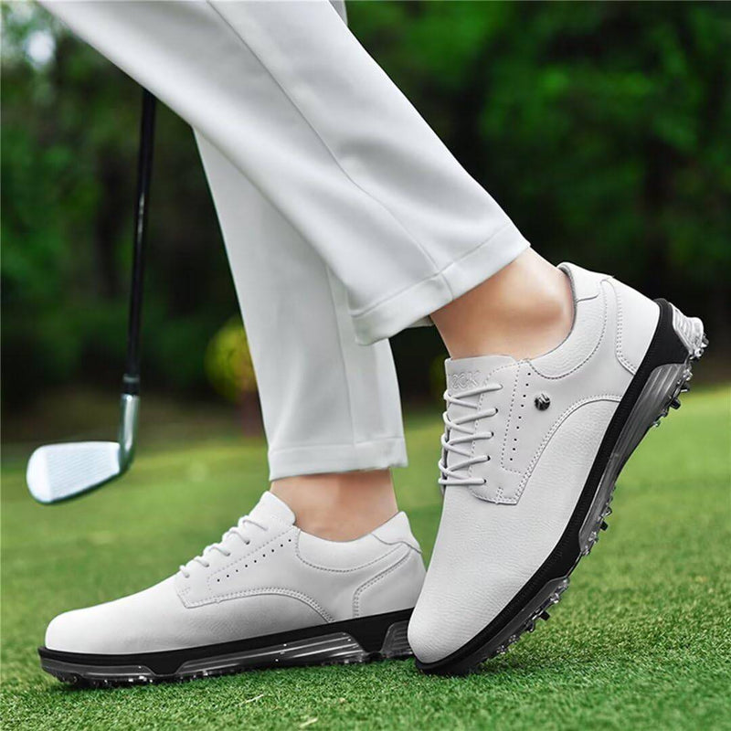 Waterproof Golf Shoes for Men Professional Footwear Anti Slip Lightweight Outdoor Comfortable Spikes Sneakers