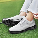 Waterproof Golf Shoes for Men Professional Footwear Anti Slip Lightweight Outdoor Comfortable Spikes Sneakers