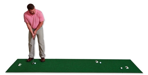 PUTT-A-BOUT Golf Putting Mat, 3 x 11-Feet, Green