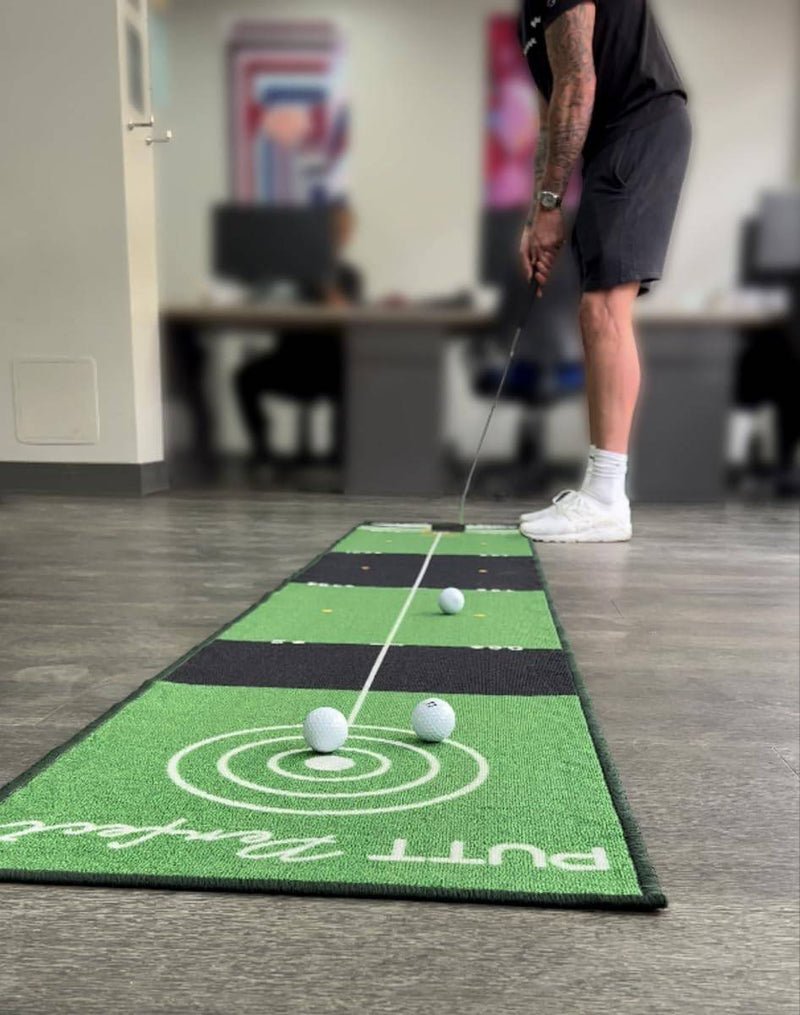 PUTT Perfect Golf Target Putting Mat 3meters in length