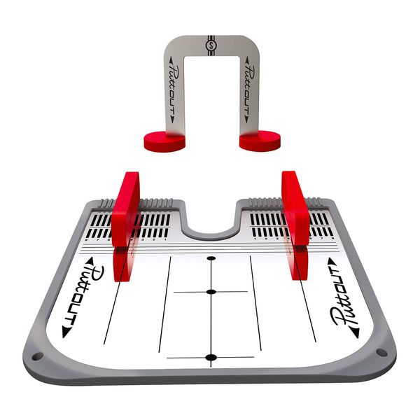 PuttOut Golf Putting Mirror Trainer and Alignment Gate