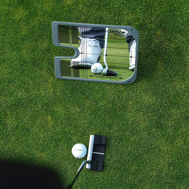 PuttOut Golf Putting Mirror Trainer and Alignment Gate