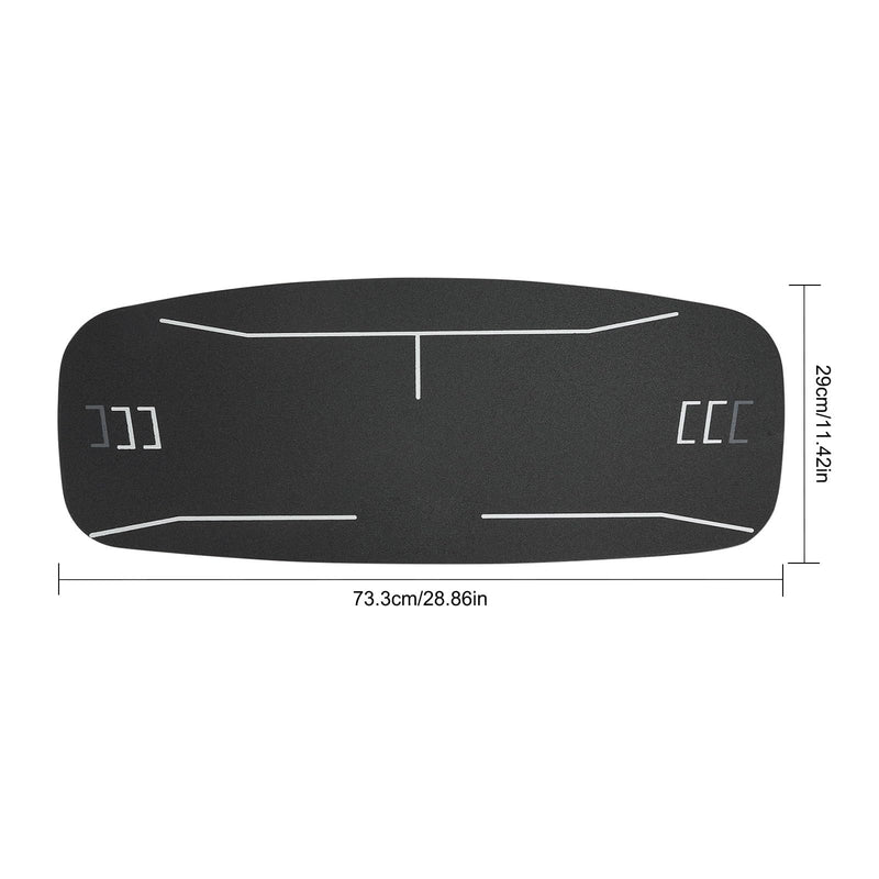 QRANSEUYXY Golf Pressure Plate, 73.3x29cm Weight Shift Balance Board, Golf Training Aid for Indoor Practice