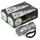 R&L Night Golf Balls – 6-Pack Glow Balls with UV Flashlight