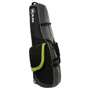 Ram FX Deluxe Golf Travel Bag with Wheels – Black/Grey/Neon