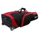 Ram FX Deluxe Golf Travel Bag with Wheels – Black/Red