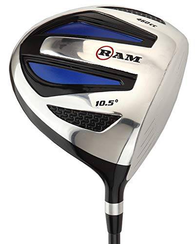 Ram Golf EZ3 Mens Steel Wood Set - Driver, 3 & 5 Wood - Headcovers Included