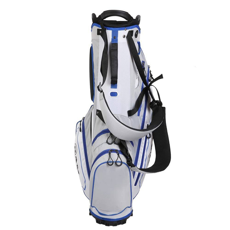Ram Golf FX Lightweight Golf Stand Carry Bag, Light Grey/White/Blue