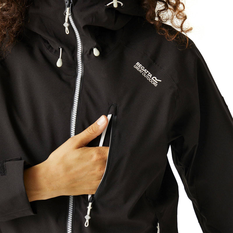 Regatta Womens Birchdale Jacket Black/White