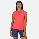 Regatta Womens Maveri Polo Shirt Papaya