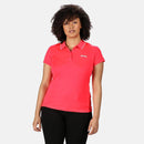 Regatta Womens Maveri Polo Shirt Papaya
