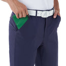 Royal & Awesome Navy Blue Tech Golf Trousers for Men Slim Fit, Mens Golf Trousers, Tapered Golf Trousers for Men, Slim Fit Golf Trousers Men